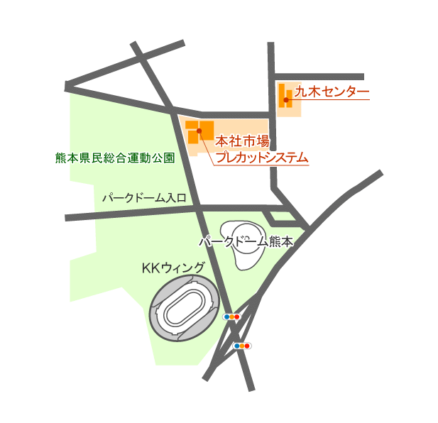 プレカットシステム周辺地図